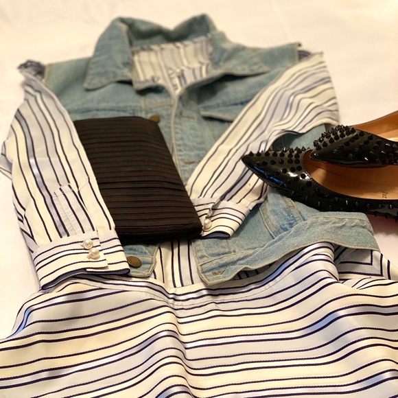 Jean Blue 100% Cotton Jean Vest - Picture 1 of 5